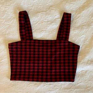 Plaid Crop Top